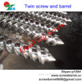 Bimetallic Twin Screw Barrel For Conical Twin Screw Barrel Double Extruder Machine 